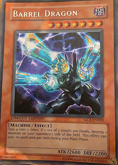 2004 Yu-Gi-Oh! #MC1-EN002 Barrel Dragon — front