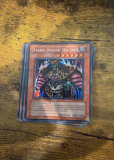 2002 Yu-Gi-Oh! #LOD-001 Dark Ruler Ha Des — front
