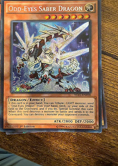 2015 Yu-Gi-Oh! #YS15-ENY00 Odd-Eyes Saber Dragon — front