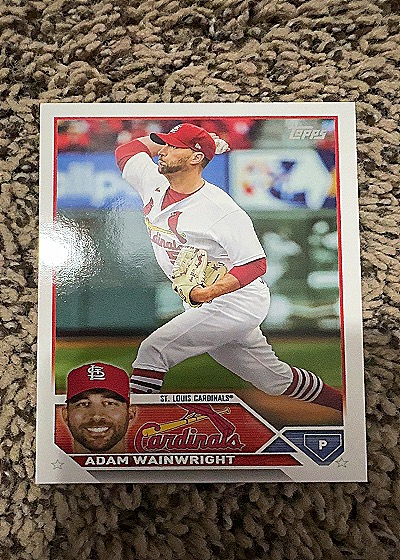 2023 Topps #39 Adam Wainwright — front