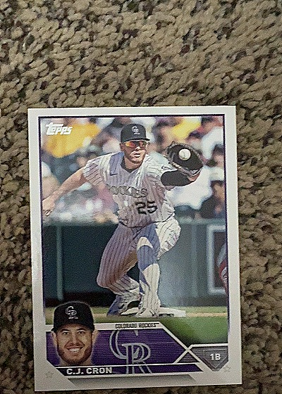 2023 Topps #N/A C.J. Cron — front