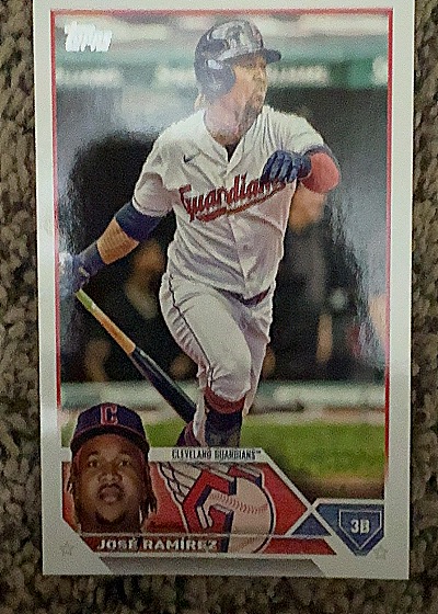 2023 Topps #256 Jose Ramirez — front