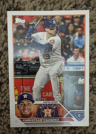 2023 Topps #157 Christian Vázquez — front