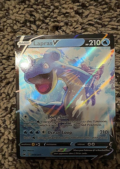 2020 Pokémon #049/202 Lapras V — front