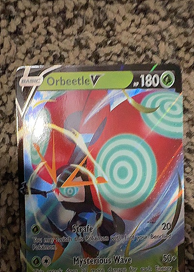 2020 Pokemon #SWSH078 Orbeetle V — front