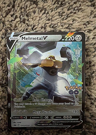 2022 Pokémon #SWSH224 Melmetal V — front