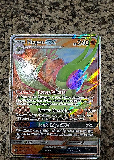 2019 Pokémon TCG #110/236 Flygon GX — front