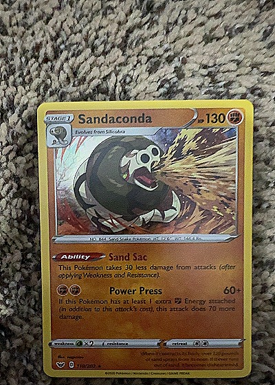 2020 Pokemon #110/202 Sandaconda — front
