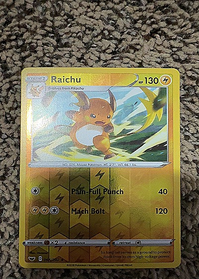2020 Pokemon #66/202 Raichu — front