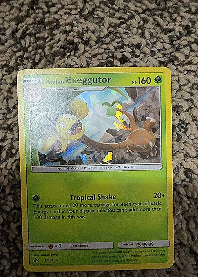 2019 Pokemon #2/11 Alolan Exeggutor — front