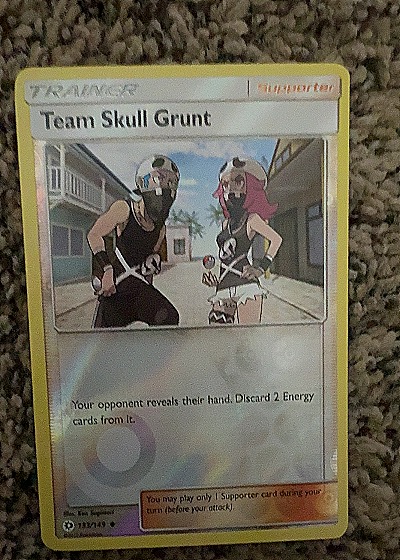 2017 Pokemon #133/149 Team Skull Grunt — front