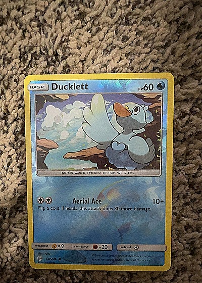 2019 Pokemon #59/236 Ducklett — front