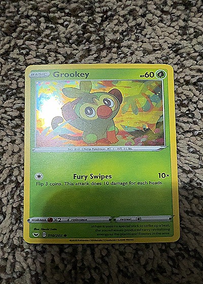 2020 Pokemon #010/202 Grookey — front