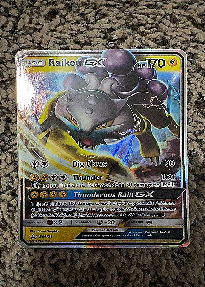 2018 Pokémon #SM121 Raikou GX — front