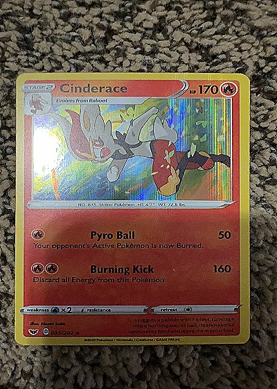 2020 Pokémon #035/202 Cinderace — front