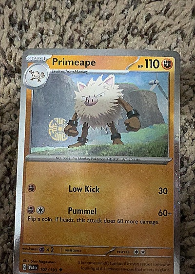 2023 Pokémon #107/193 Primeape — front