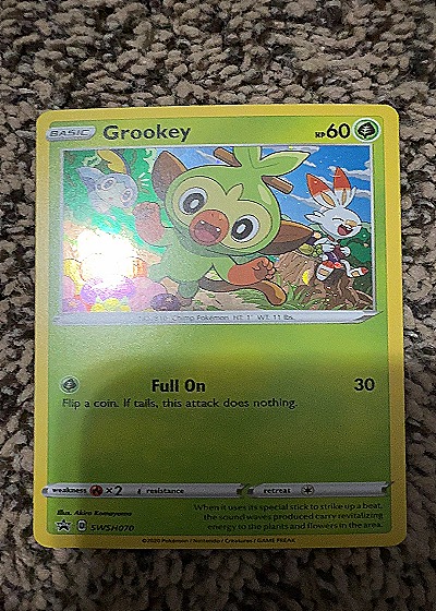 2020 Pokemon #SWSH070 Grookey — front
