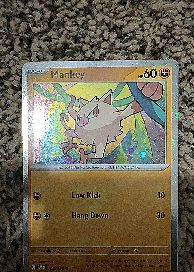 2023 Pokemon #106 Mankey — front