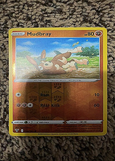 2020 Pokémon #096/185 Mudbray — front