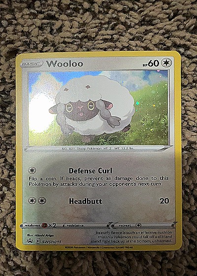 2020 Pokémon #SWSH011 Wooloo — front