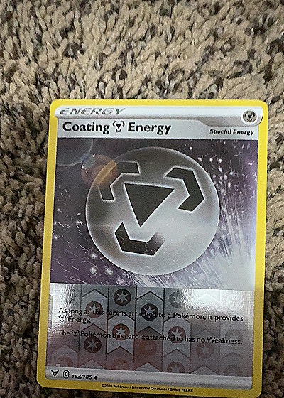 2020 Pokémon #163/185 Coating Energy — front