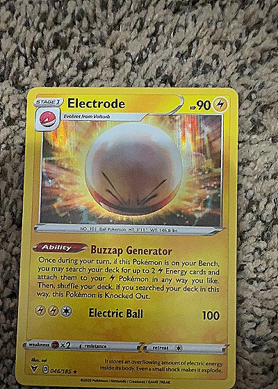 2020 Pokémon #046/185 Electrode — front