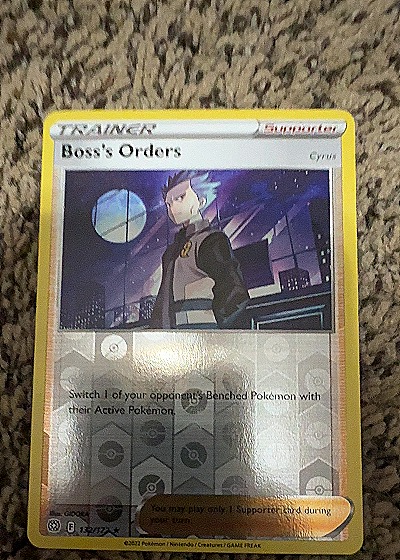 2021 Pokémon #132/172 Cyrus — front