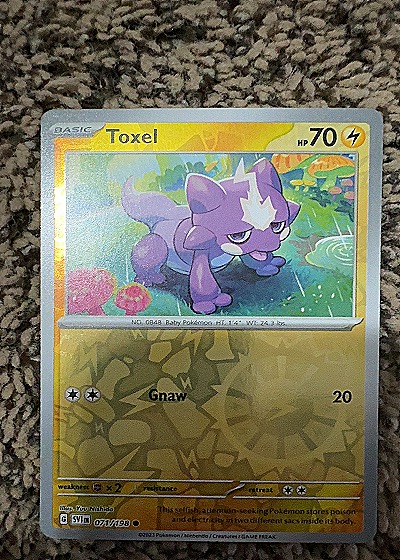 2023 Pokémon #071/198 Toxel — front