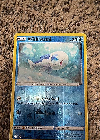 2020 Pokemon #050/189 Wishiwashi — front