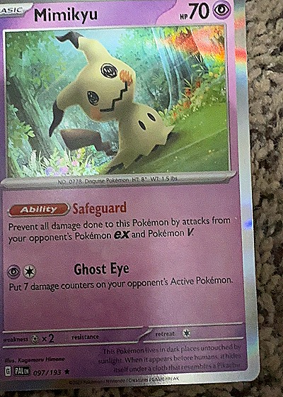 2023 Pokemon #097/193 Mimikyu — front
