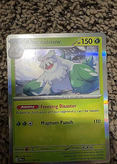 2023 Pokemon #011/193 Abomasnow — front