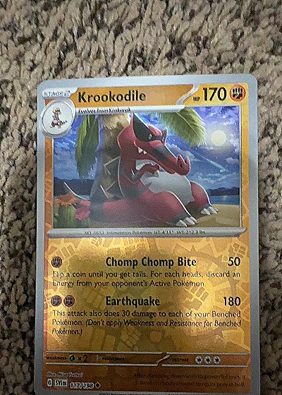 2023 Pokemon #117/198 Krookodile — front