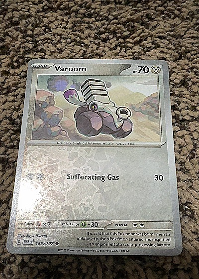 2023 Pokémon #155/197 Varoom — front