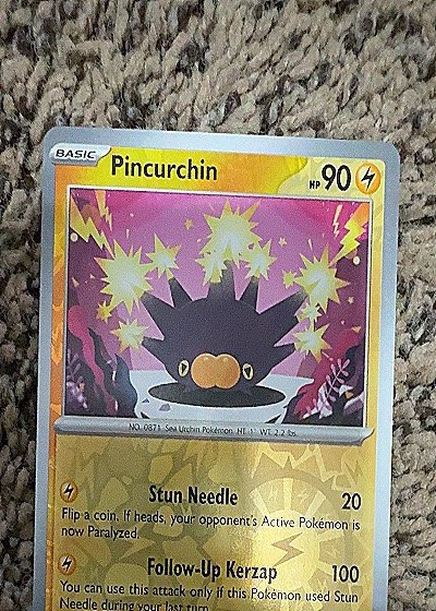 2023 Pokemon #073/193 Pincurchin — front