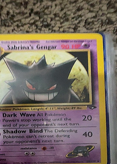 2000 Pokémon #29/132 Sabrina's Gengar — front
