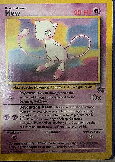 2000 Wizards of the Coast #8 Mew — front