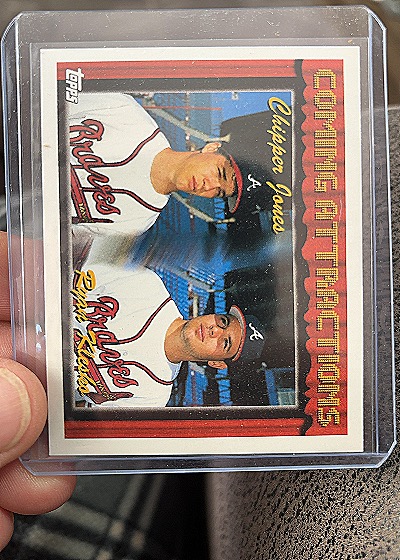 1994 Topps #777 Chipper Jones — front