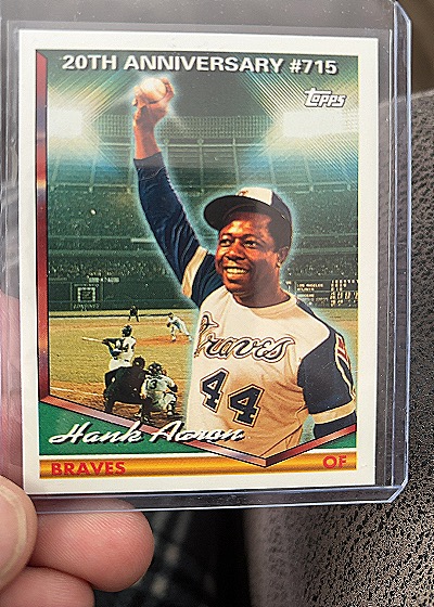 1994 Topps #715 Hank Aaron — front