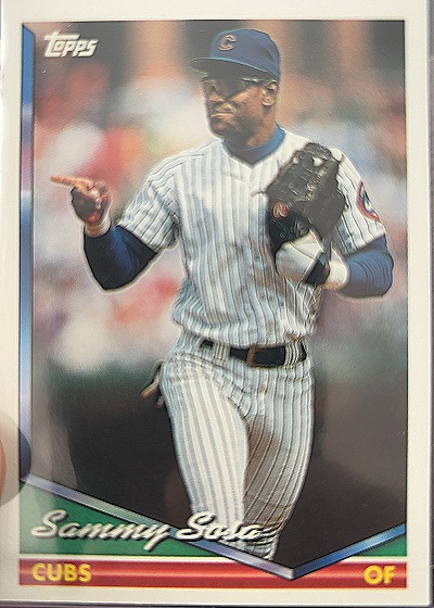 1994 Topps #725 Sammy Sosa — front