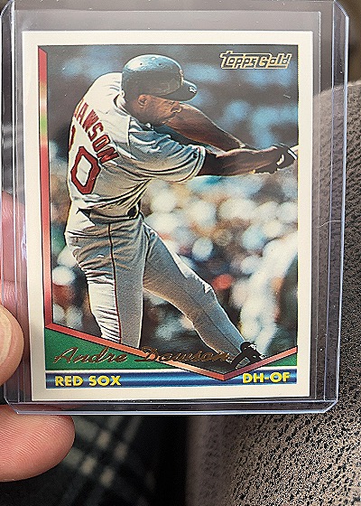1994 Topps #595 Andre Dawson — front