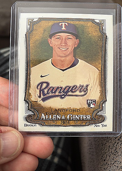 2024 Topps Allen & Ginter #278 Wyatt Langford — front