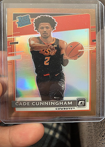 2021 Donruss Optic #201 Cade Cunningham — front