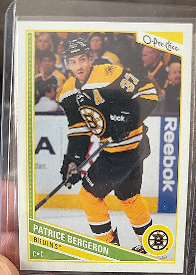 2013 O-Pee-Chee #107 Patrice Bergeron — front