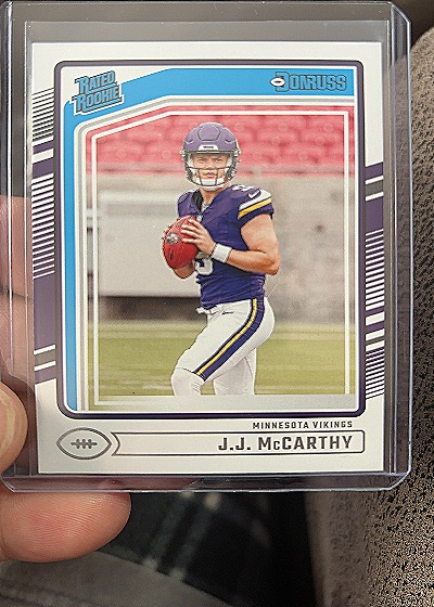 2024 Panini Donruss #303 J.J. McCarthy — front