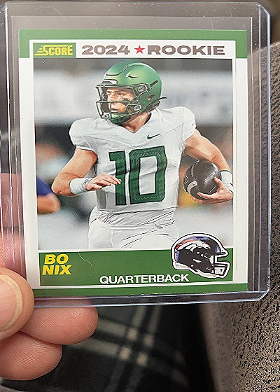 2024 Score #9 Bo Nix — front