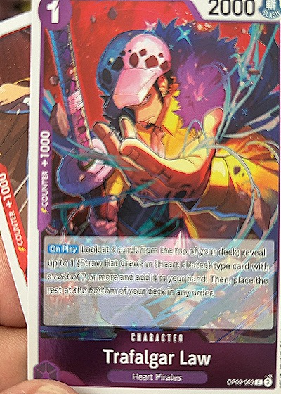 2023 One Piece Card Game #OP09-069 Trafalgar Law — front