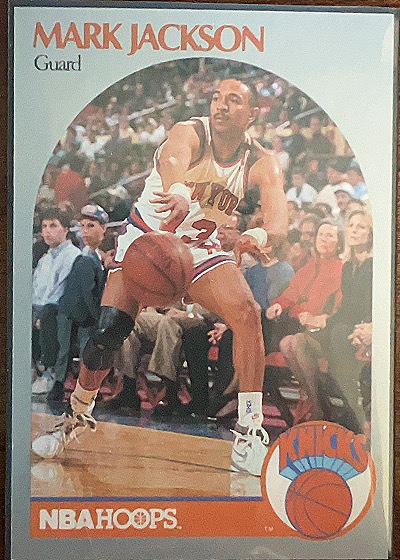 1990 NBA Hoops #205 Mark Jackson — front