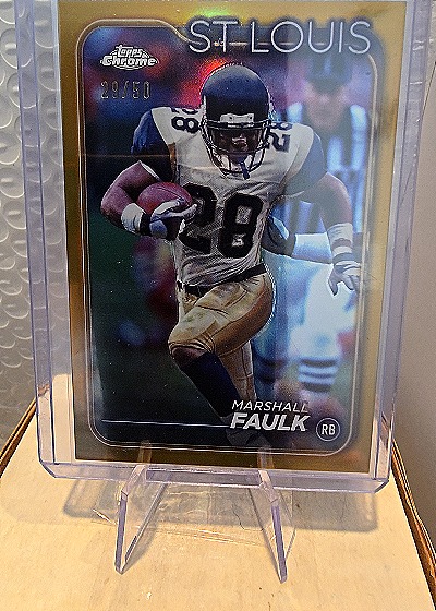 2024 Topps Chrome #101 Marshall Faulk — front