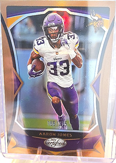 2024 Panini Certified #1 Aaron Jones — front