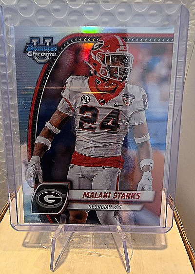 2024 Bowman Chrome University #125 Malaki Starks — front
